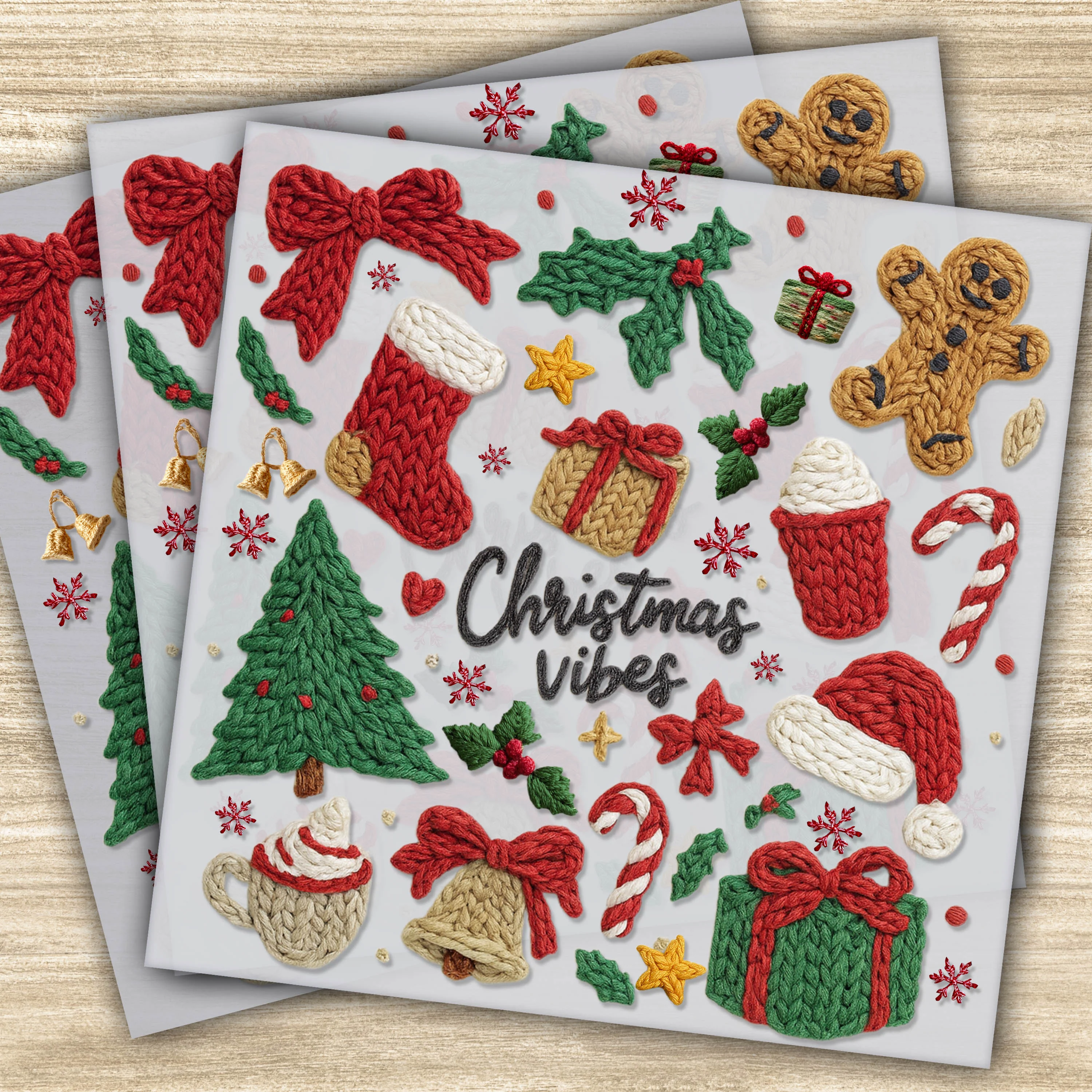 Faux Yarn | Christmas